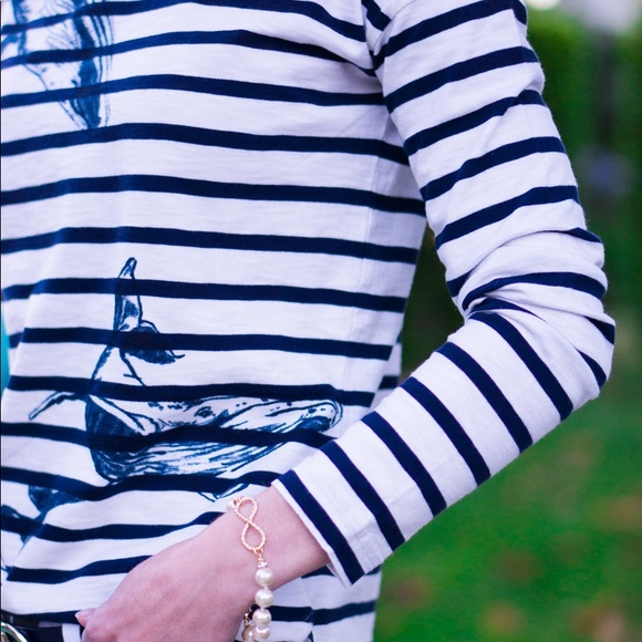 [SOLD]J. Crew Garments for Good Whale Striped Top - Picture 2 of 8